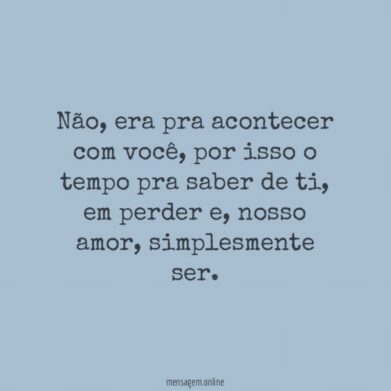 Não