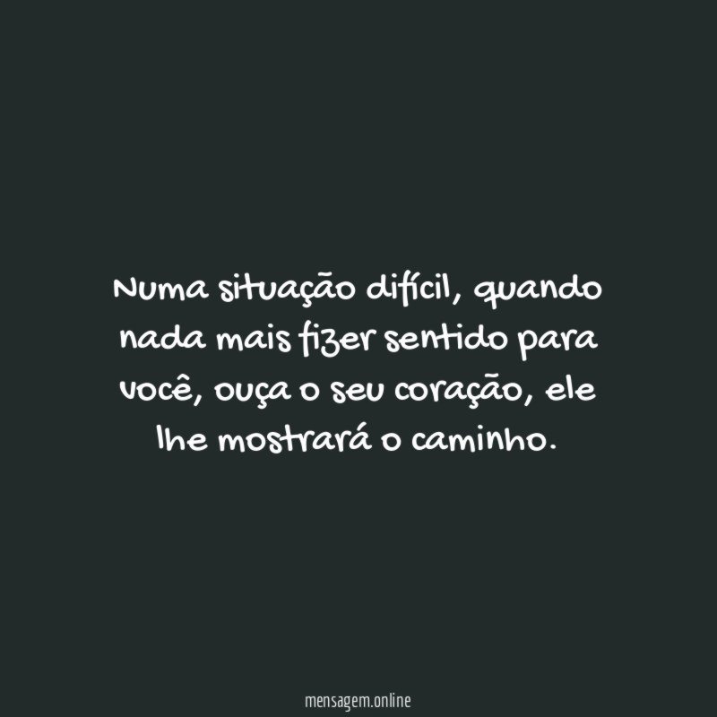 Numa situação difícil