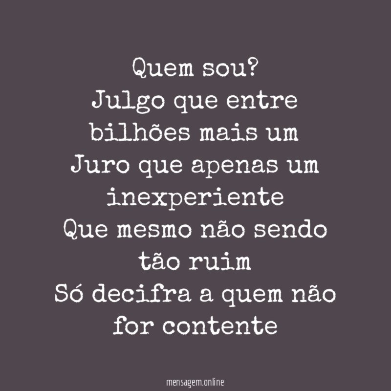 Quem sou