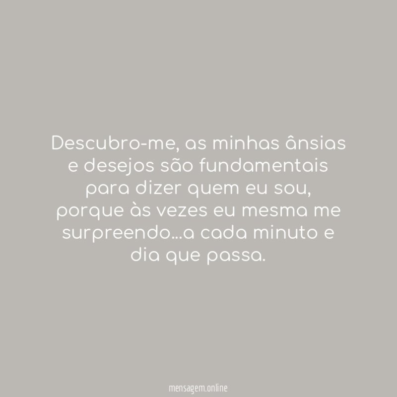 Descubro-me
