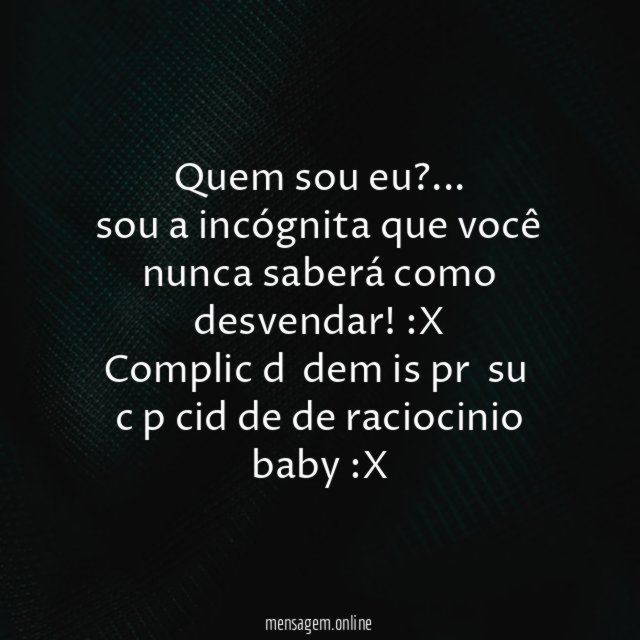 Quem sou eu