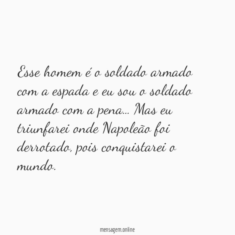 Esse homem é o soldado armado com a