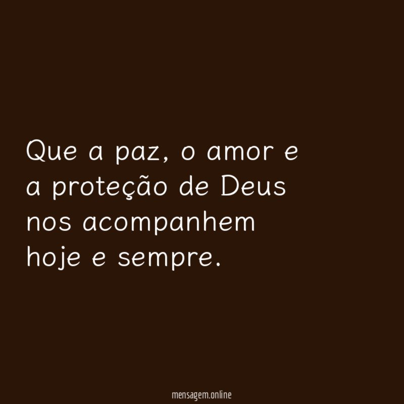 Que a paz