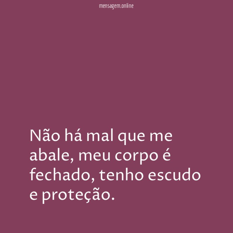 Não há mal que me abale