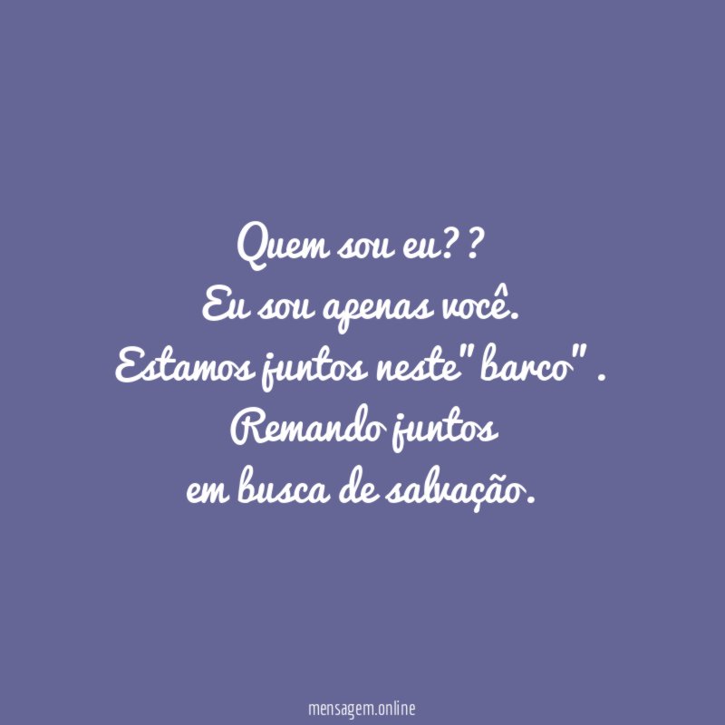 Quem sou eu