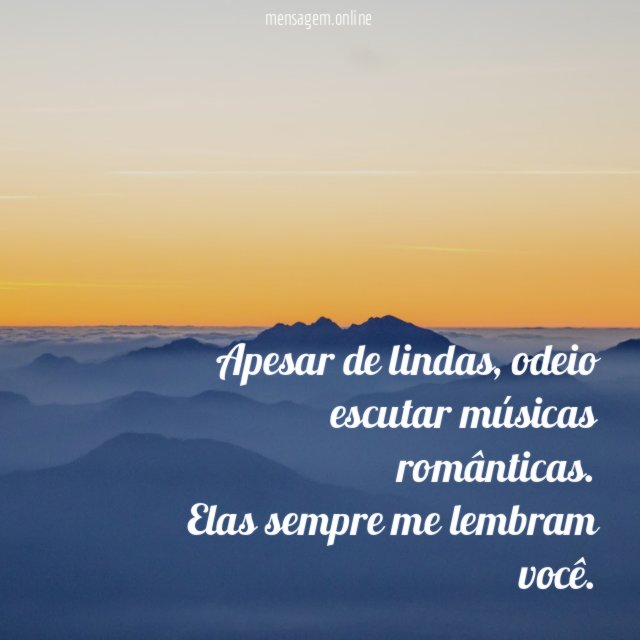 Apesar de lindas