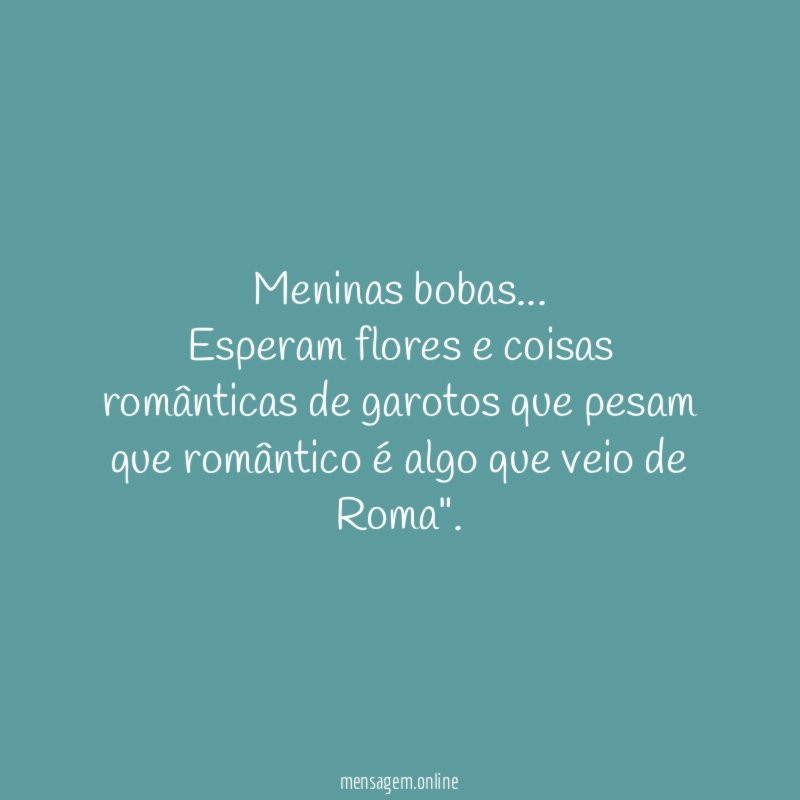 Meninas bobas