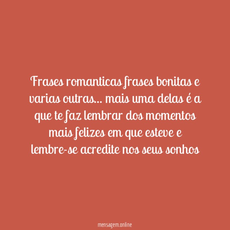 frases romanticas frases bonitas e varias outras