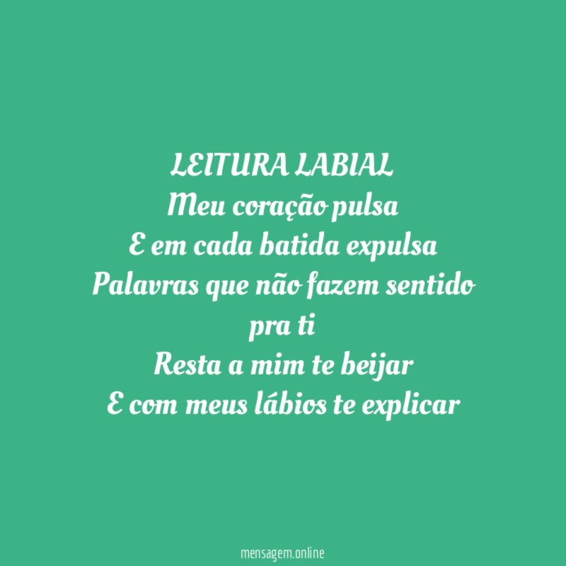 LEITURA LABIAL