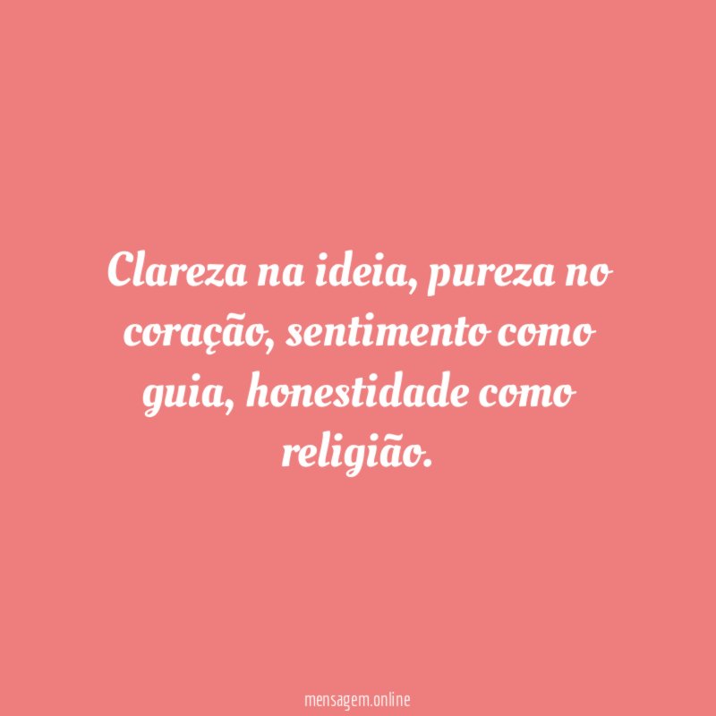 Clareza na ideia