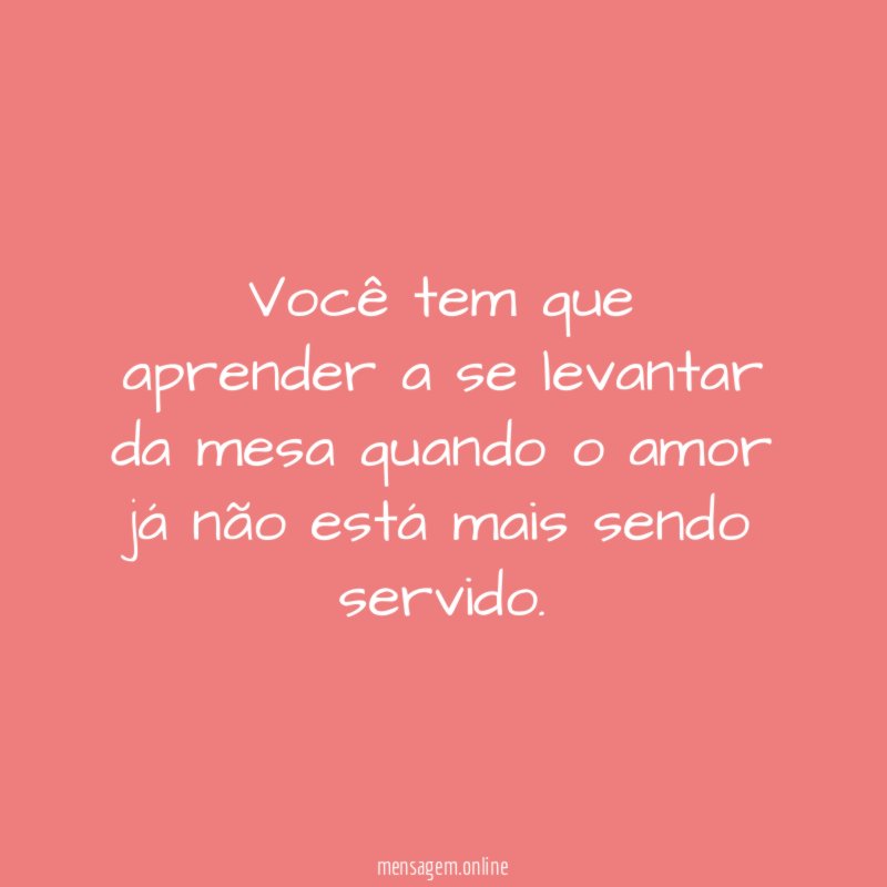 Você tem que aprender a se levantar da