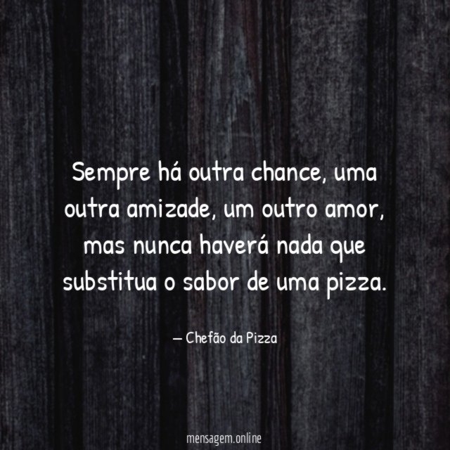 Sempre há outra chance