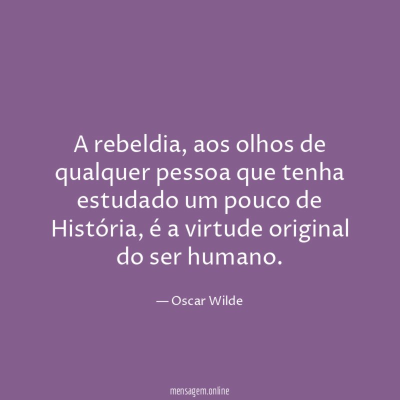 A rebeldia