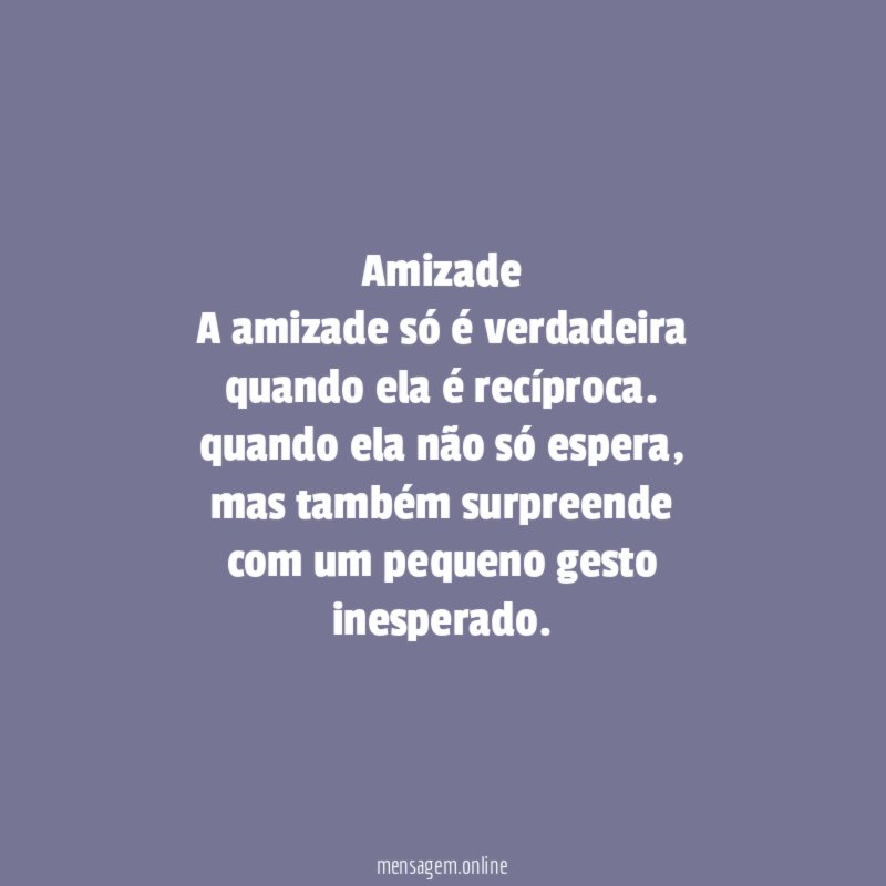 Amizade
