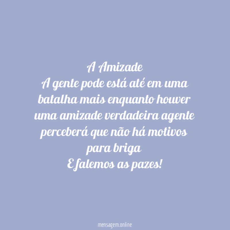 A Amizade