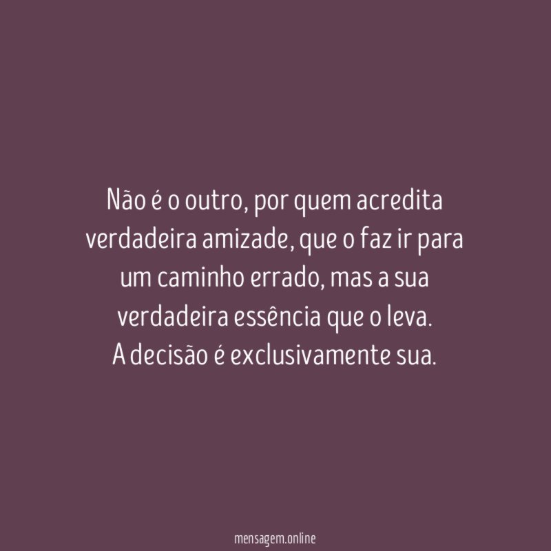 Não é o outro