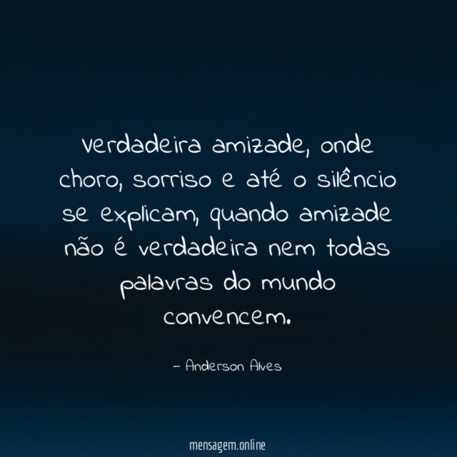Verdadeira amizade