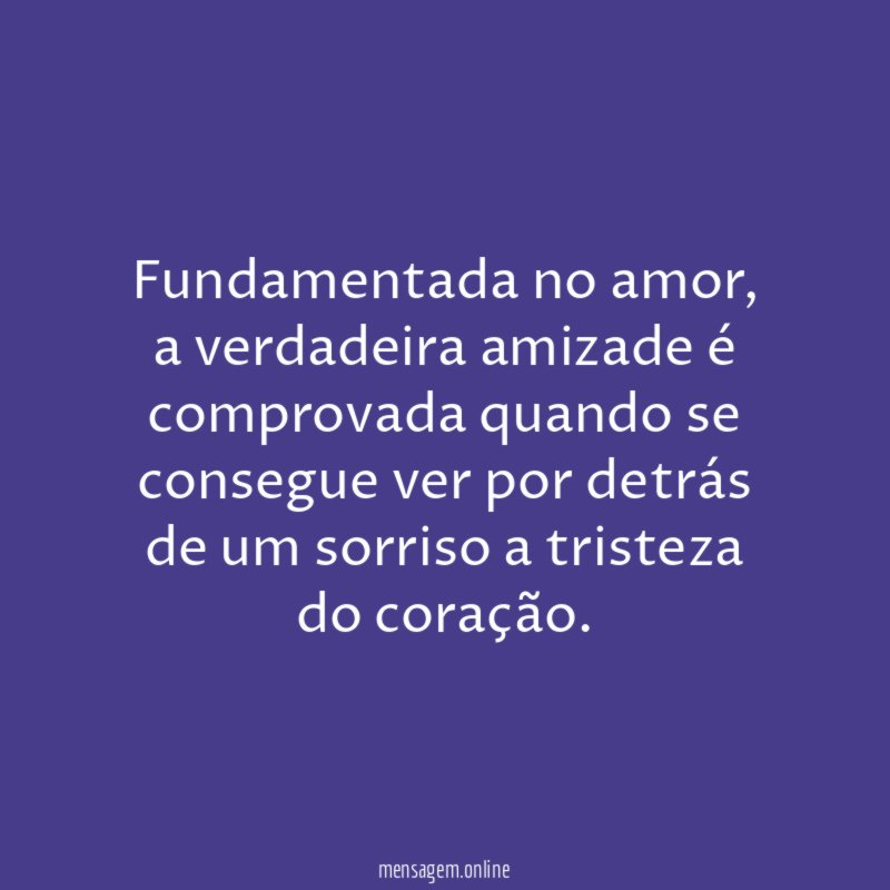 Fundamentada no amor