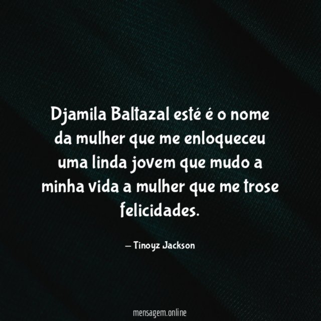 Djamila Baltazal esté é o nome da mulher