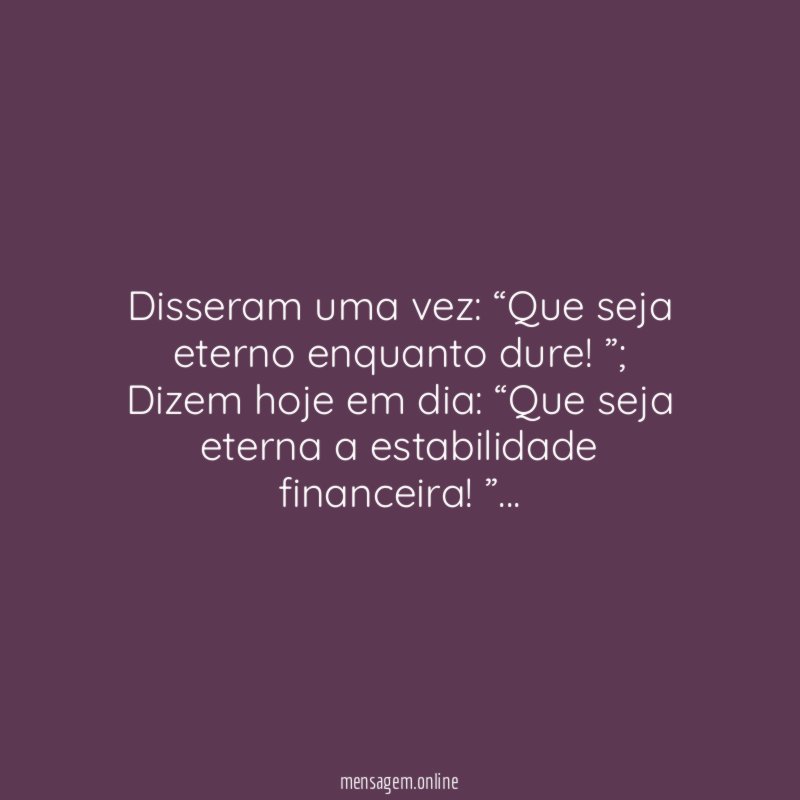 Disseram uma vez