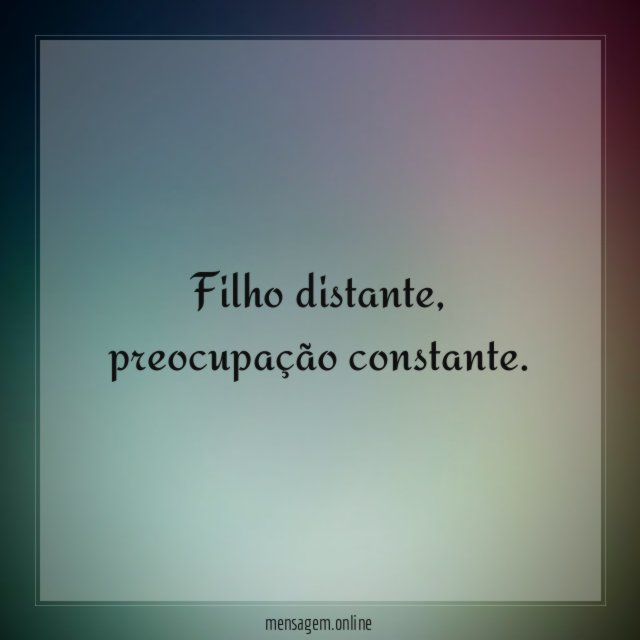 Filho distante