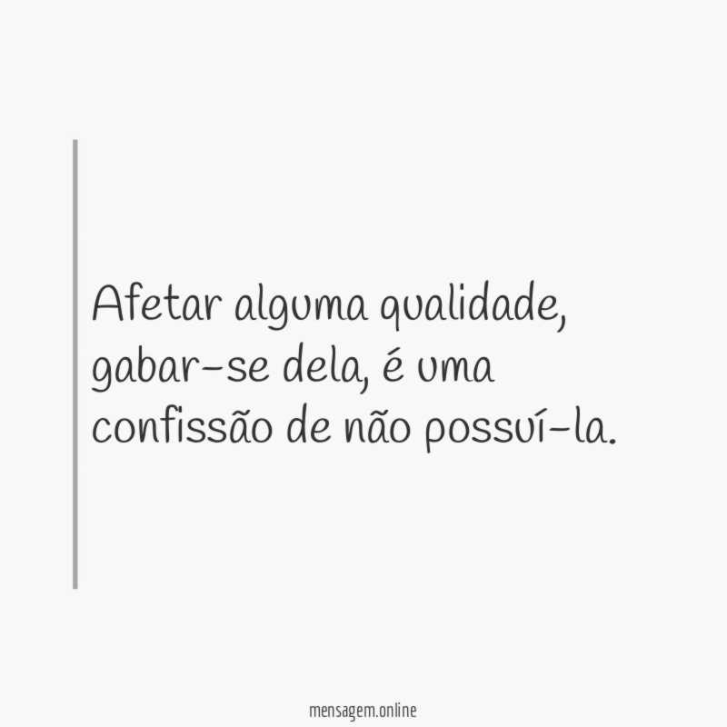 Afetar alguma qualidade