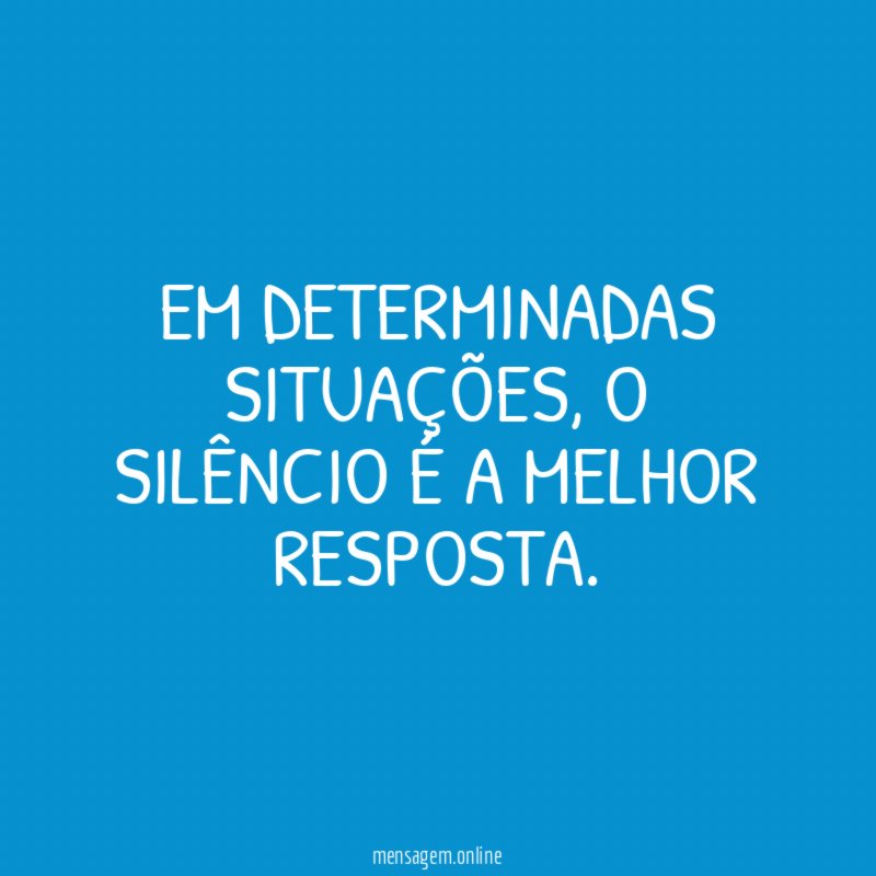 Em determinadas situações