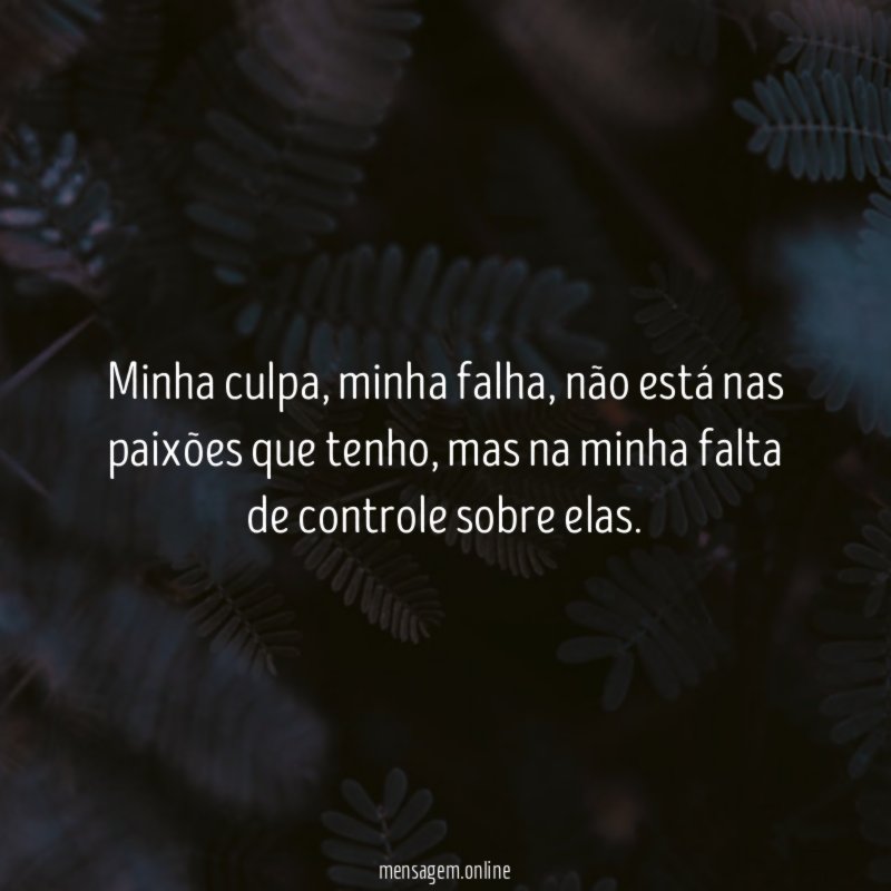 Minha culpa