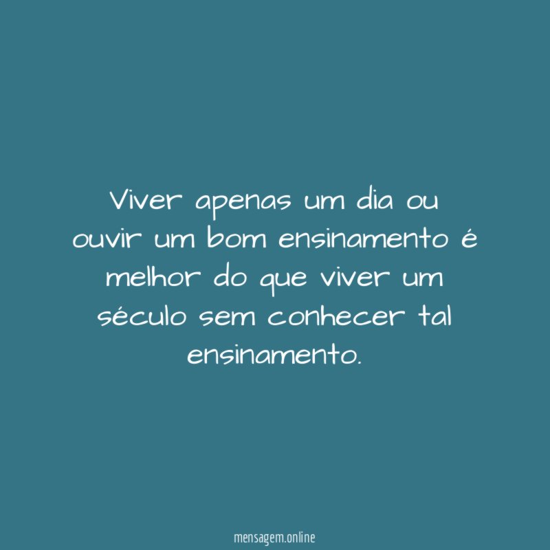 Viver apenas um dia ou ouvir um bom