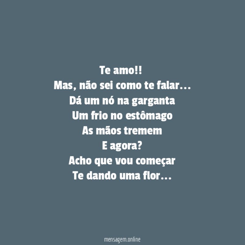 Te amo