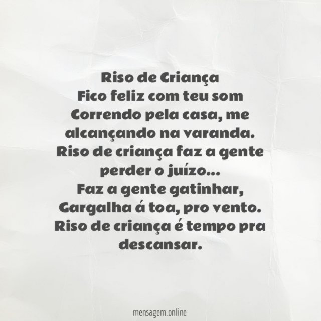 Riso de Criança