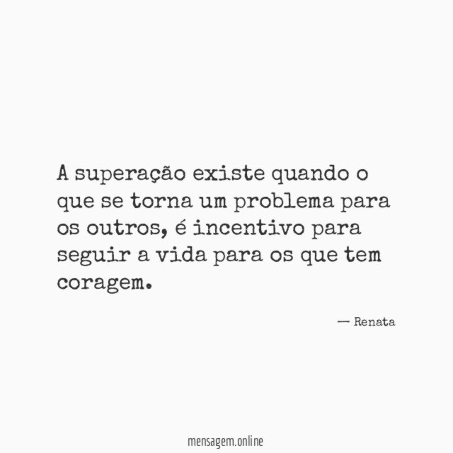 A superação existe quando o que se torna
