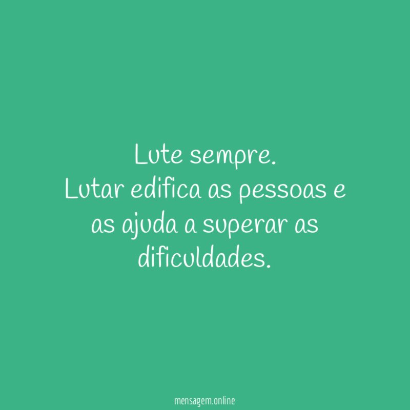 Lute sempre