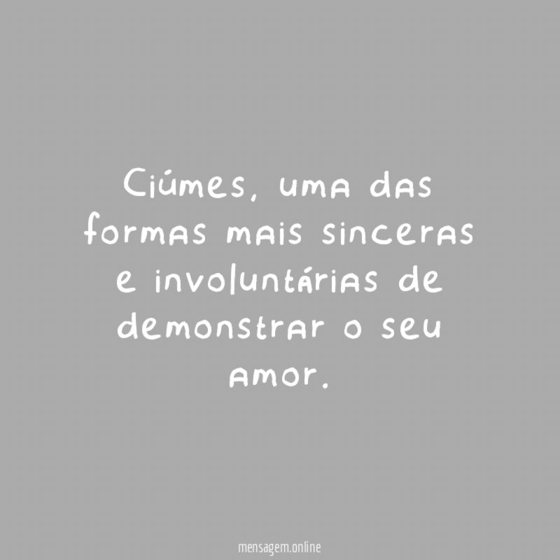 Ciúmes