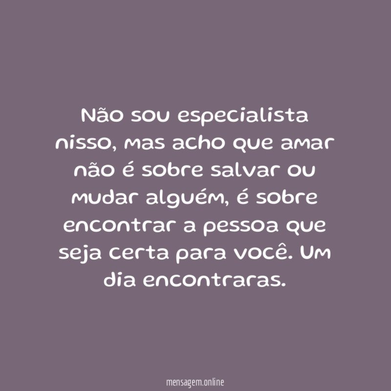 Não sou especialista nisso