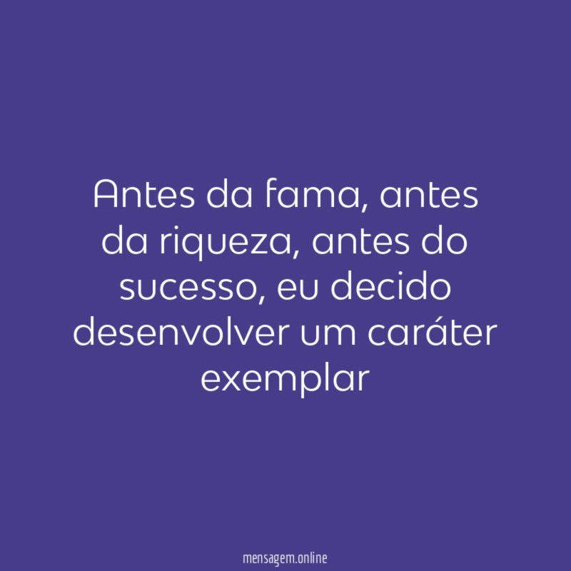 Antes da fama
