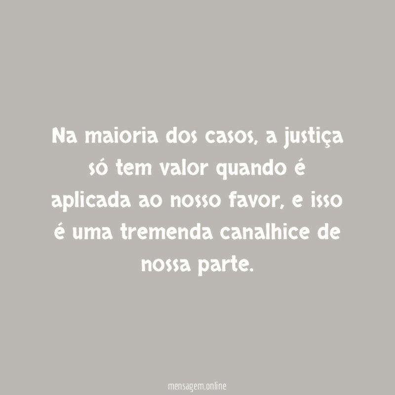 Na maioria dos casos