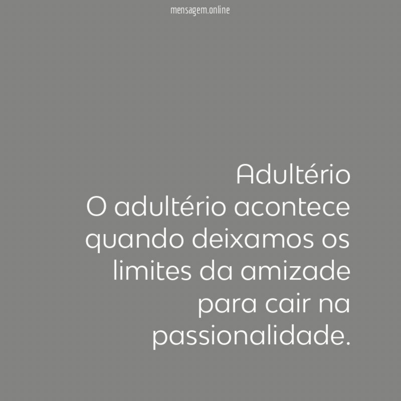 Adultério