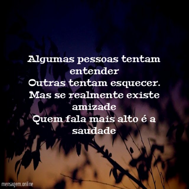 Algumas pessoas tentam entender Outras tentam esquecer