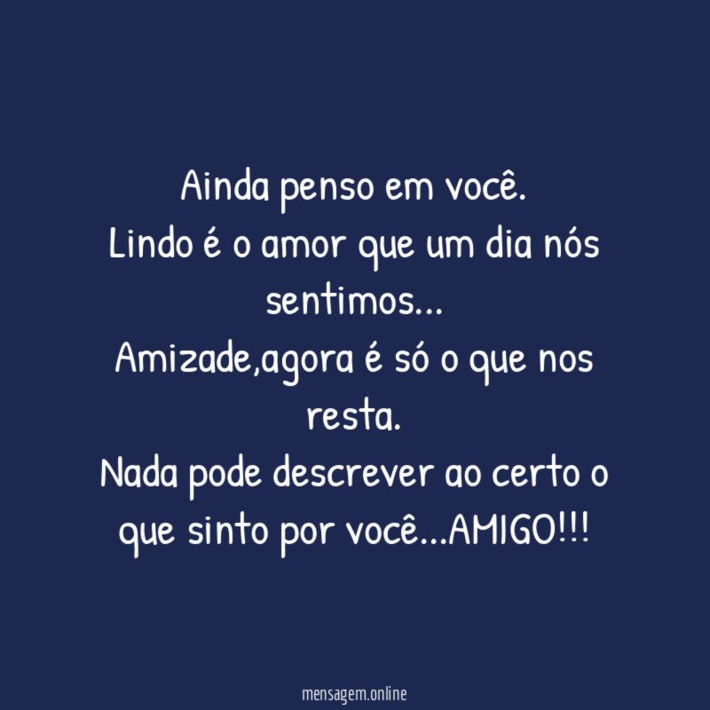 Ainda penso em você