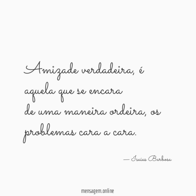 Amizade verdadeira