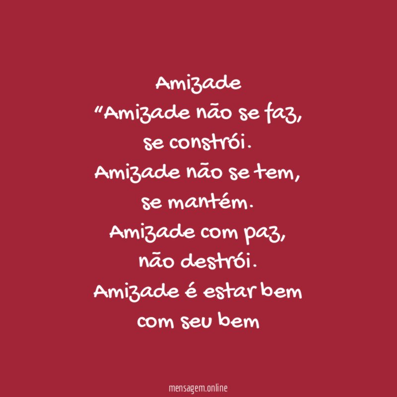 Amizade