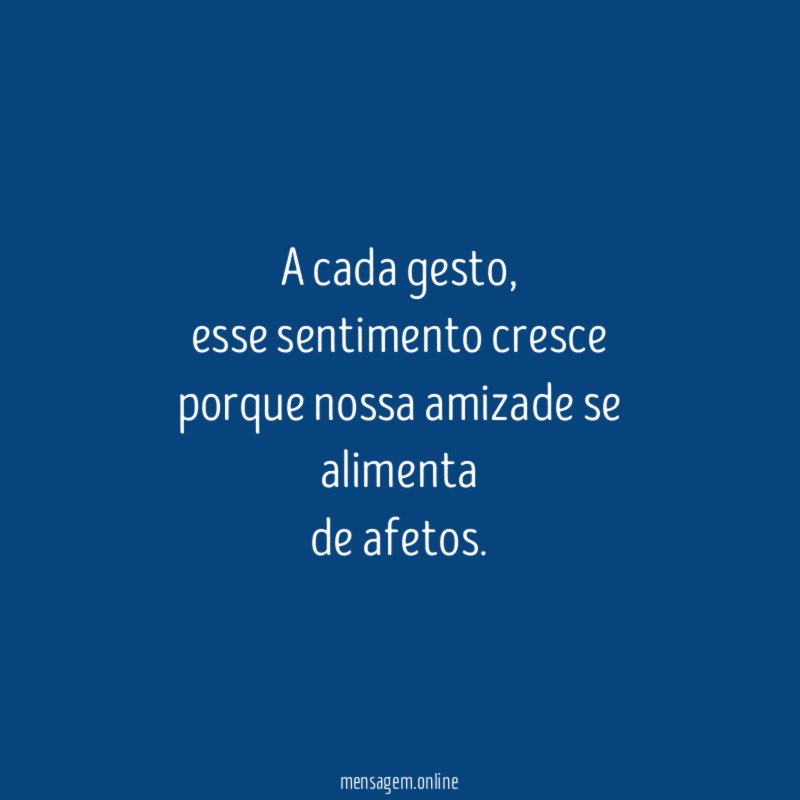 A cada gesto
