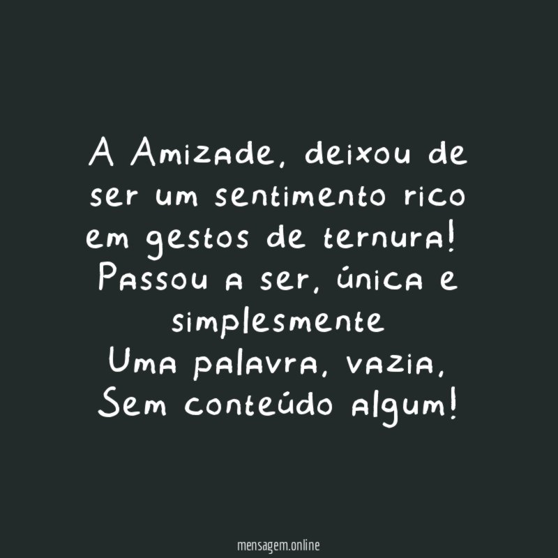 A Amizade