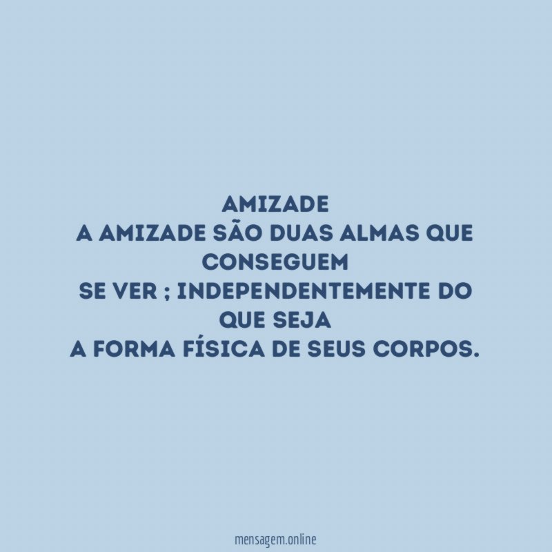 amizade