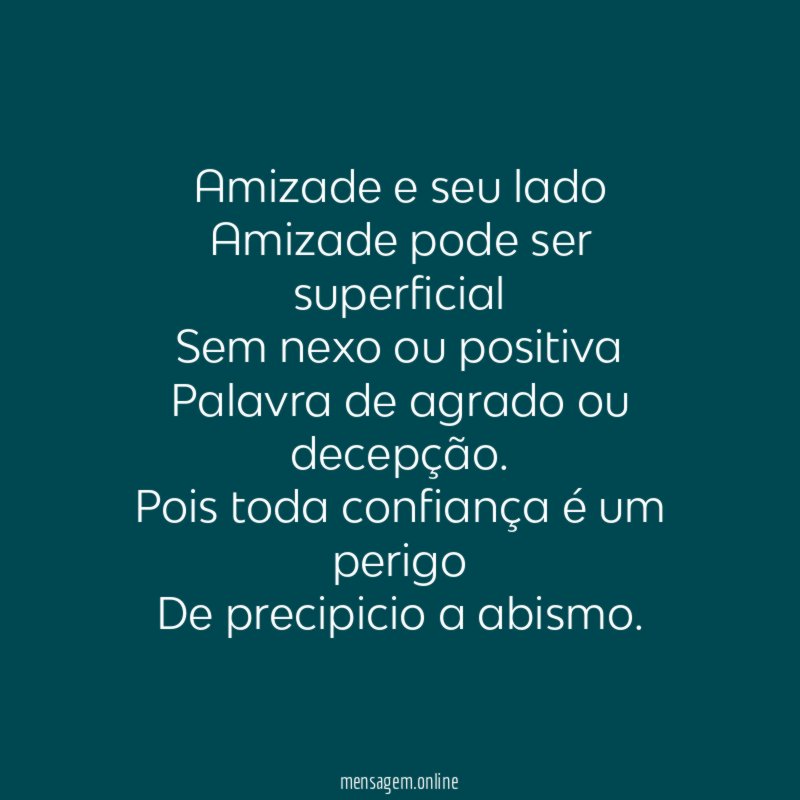 Amizade e seu lado