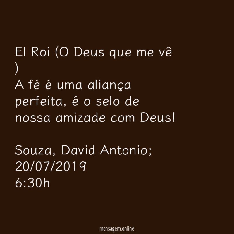 El Roi (O Deus que me vê )