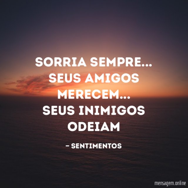 Sorria sempre