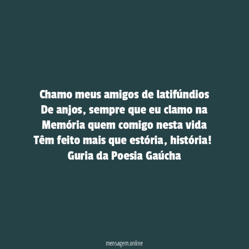 Chamo meus amigos de latifúndios De anjos