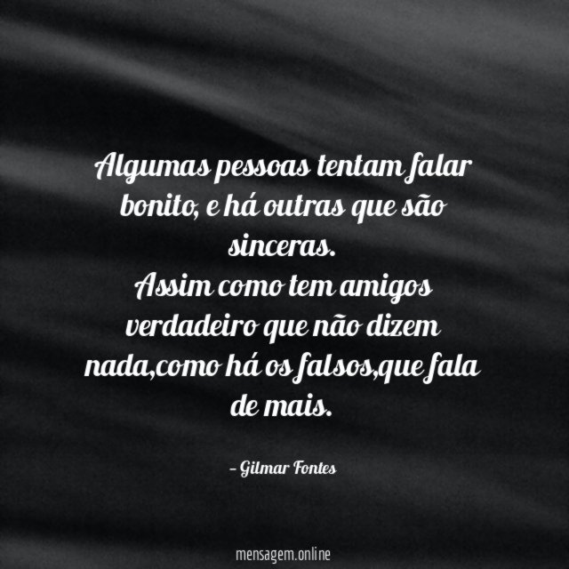 Algumas pessoas tentam falar bonito